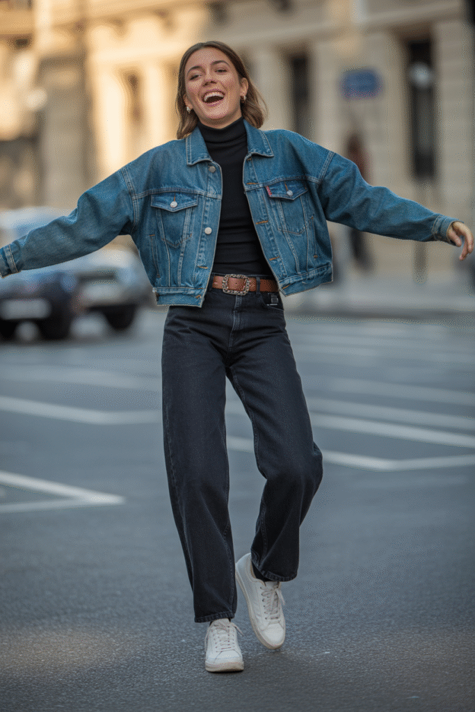 17 Trendy Fall Outfit Ideas to Refresh Your Wardrobe 9 Denim on Denim
