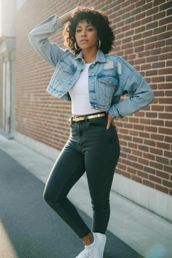 Denim on Denim Look