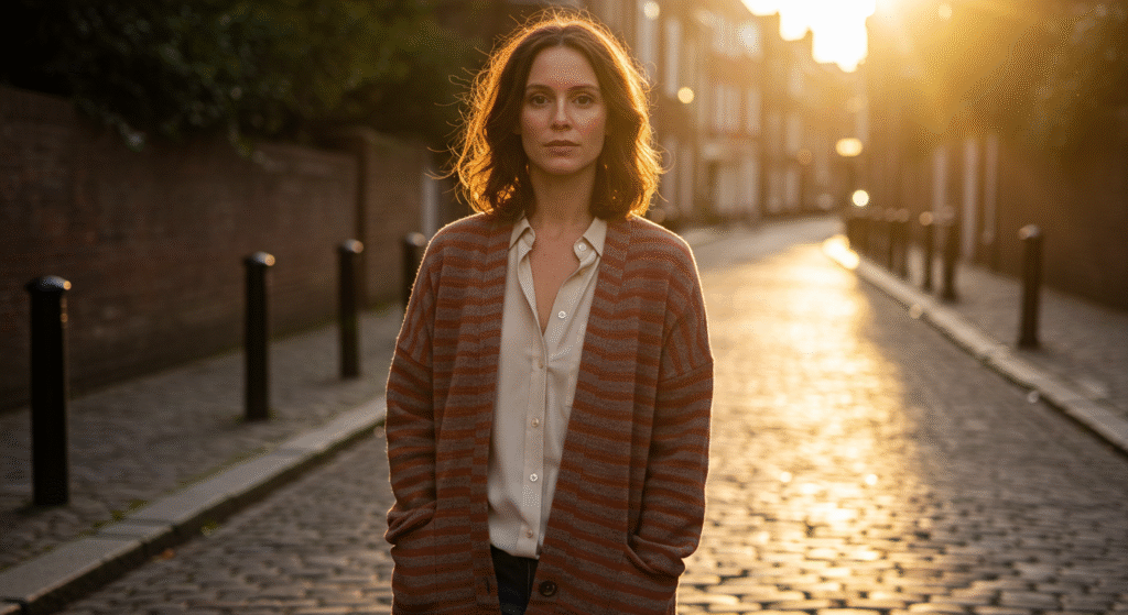 Striped Sweater Jacket: The Must-Have Layering Piece for Every Season 3 Everlane The Organic Cotton Chunky Cardigan Jacket