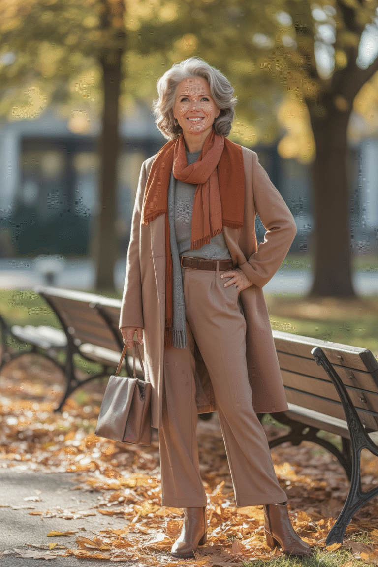 10 Fall Outfits Ideas for Women Over 60: Casual, Comfortable, and Chic