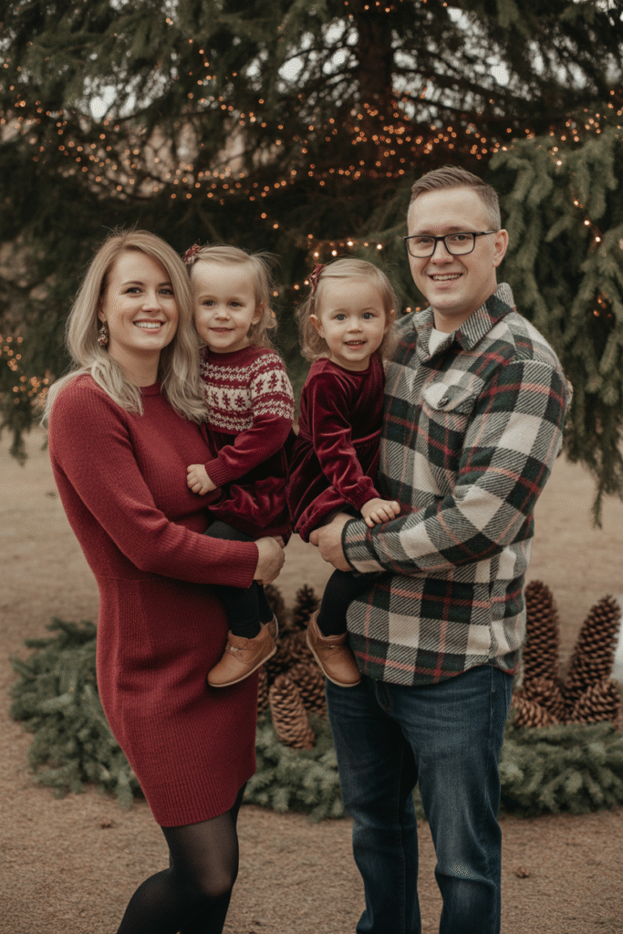 14 Fall Family Photo Outfits Ideas for Picture-Perfect Memories 15 Holiday Preview Cranberry and Evergreen