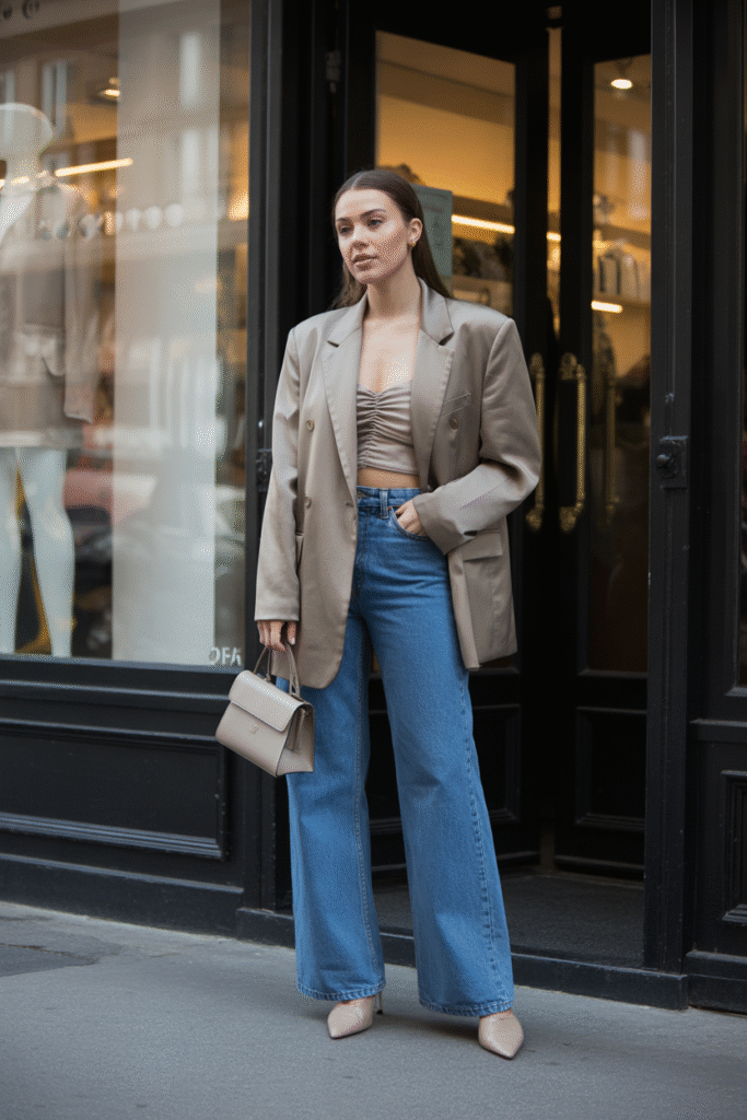 Oversized Blazer and Mules