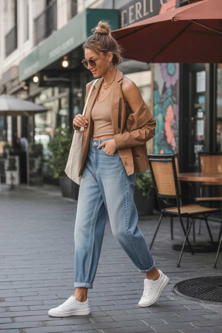 Slouchy Jeans Outfit Ideas: Cool-Girl Casual-Chic Dressing in 2025