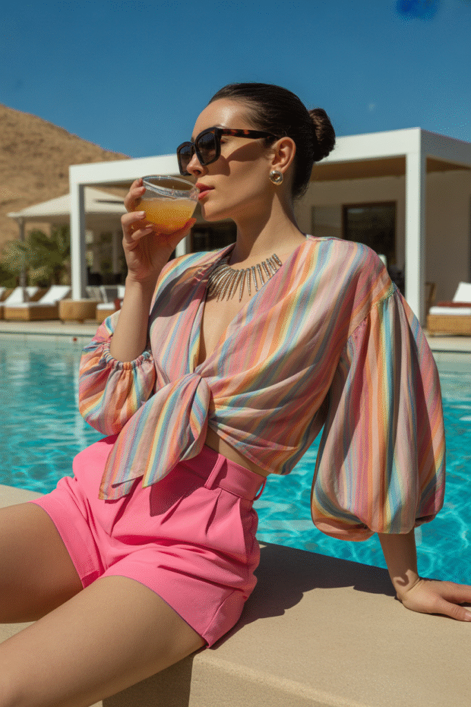 Triangle Bikini and Sarong