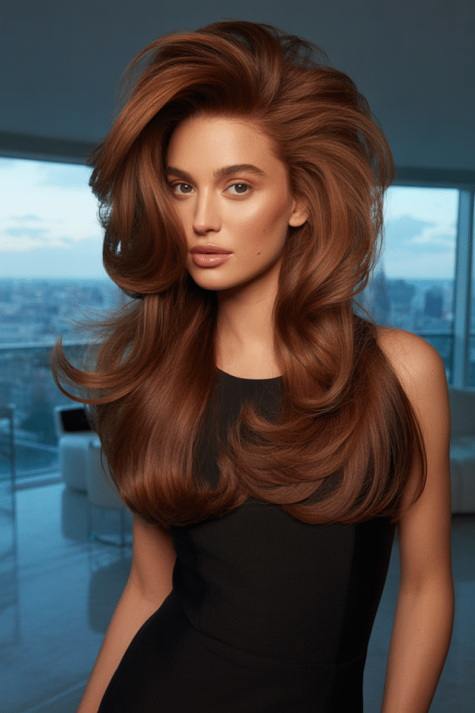 15 Ideas Long Layers with Face Framing Pieces 11 Blown Out 90s Supermodel Layers