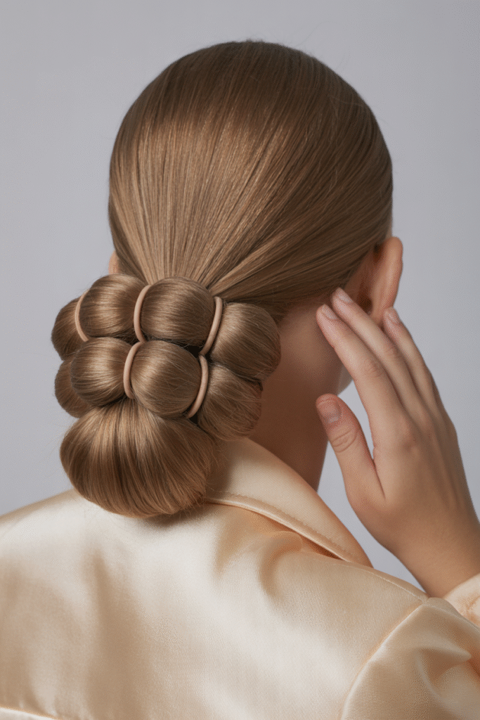 14 Effortlessly Chic Low Bun Hairstyles for Black Women 15 Bubble Braid Low Ponytail Bun