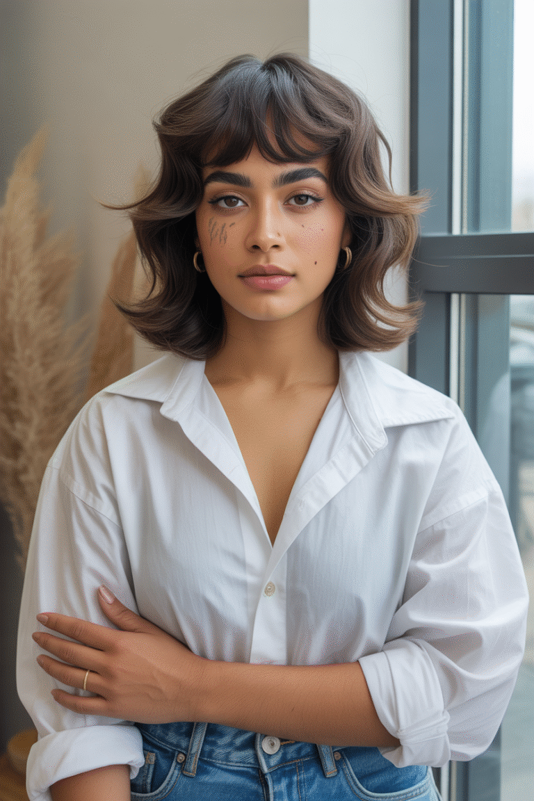 12 Butterfly Haircut Ideas with Curtain Bangs (2025)
