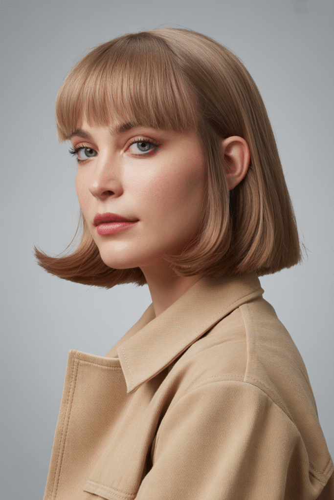 15 Face Framing Curtain Bangs That Are Total Game-Changers 9 Curtain Bangs with a Bob