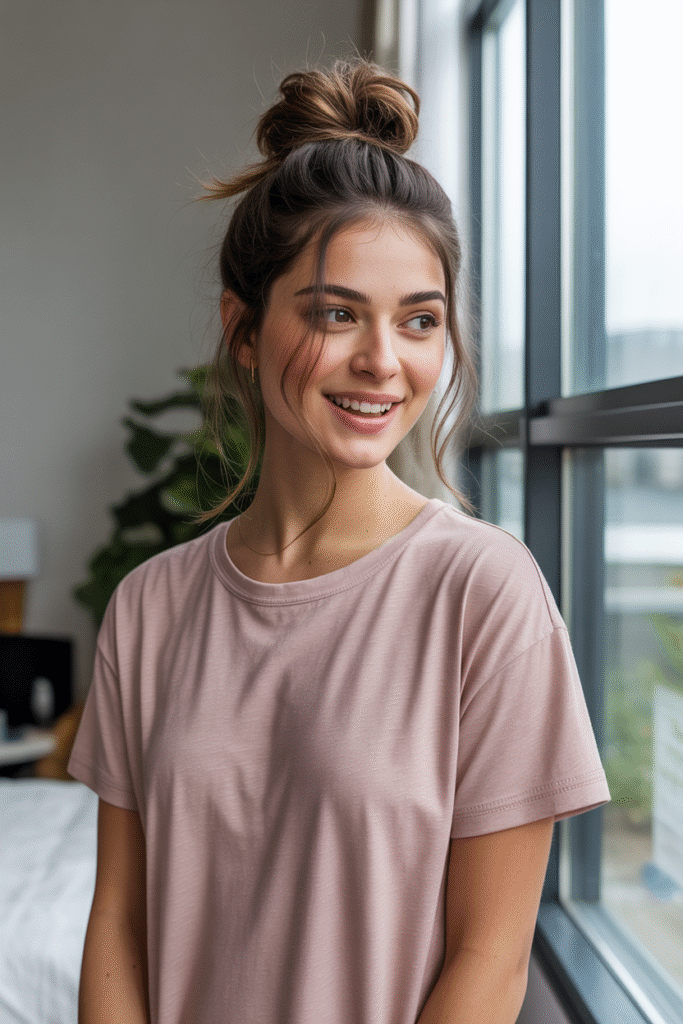 5 Minute Messy Buns: Chic Styles in No Time 7 For Short or Medium Hair