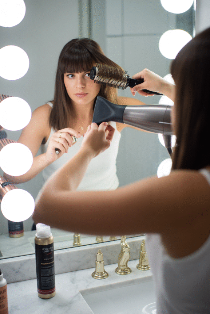 Face Framing Curtain Bangs: The Ultimate Style Guide 10 My 5 Minute Styling Routine
