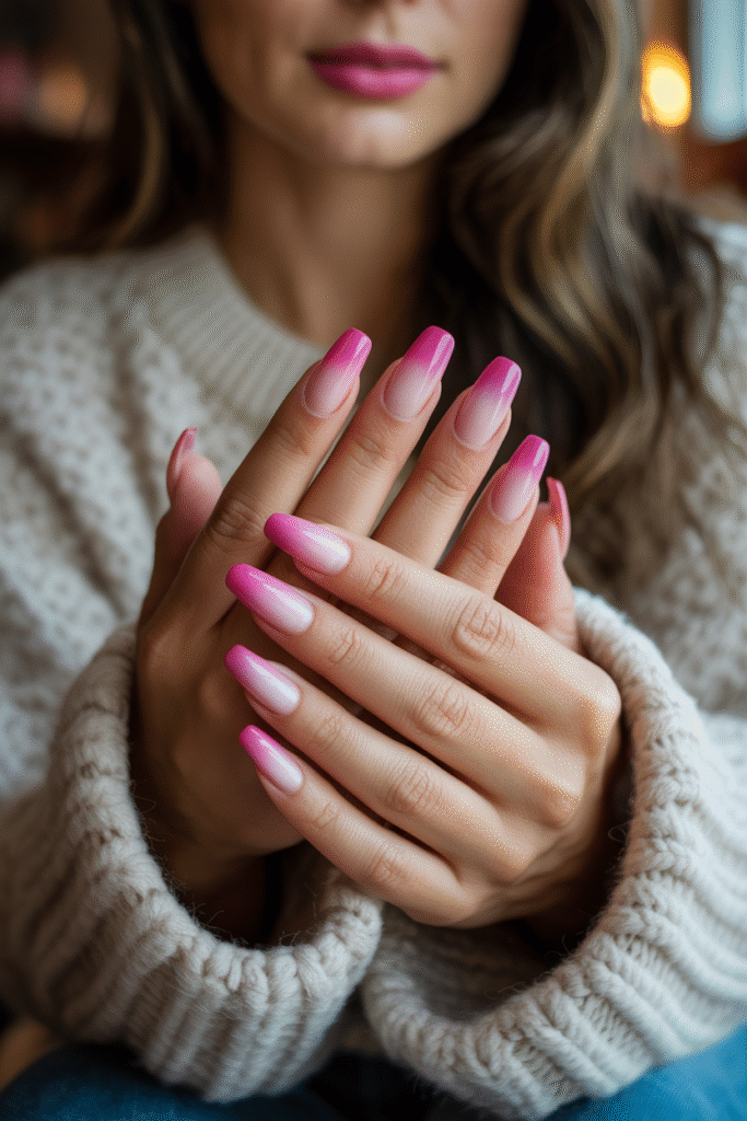 Pretty in Pink: 14 Must-Try Pink Nail Designs for Every Mood 5 Pink Ombre Fades
