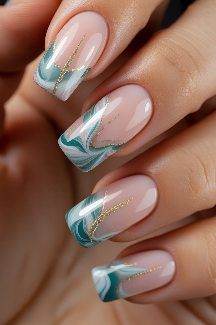 14 Gorgeous Pink and Teal Nail Designs Ideas for Every Occasion 1 Pink and Teal Nail Designs