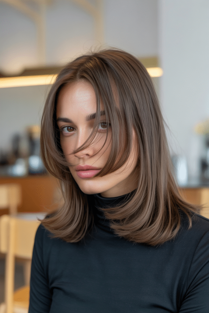 Face Framing Curtain Bangs: The Ultimate Style Guide 3 Round or Square Faces