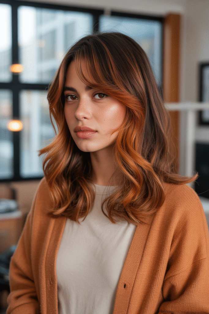 15 Honey Brown Balayage Ideas for a Sun-Kissed Look 14 Spicy Honey with Cinnamon Tones