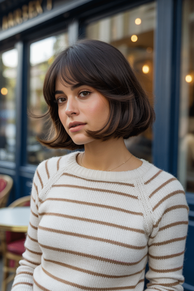 12 Butterfly Haircut Ideas with Curtain Bangs (2025) 10 The Layered Bob Butterfly