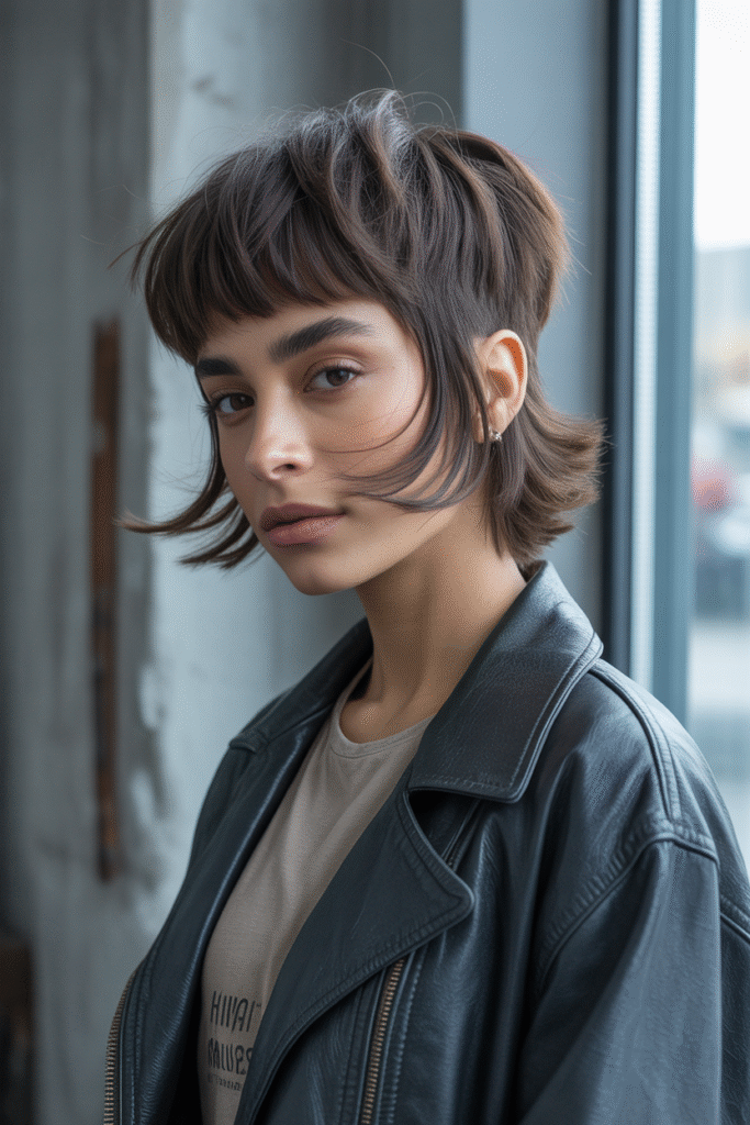 10 Long Layers with Curtain Bangs for a Fresh Look 3 The Modern Shag 1