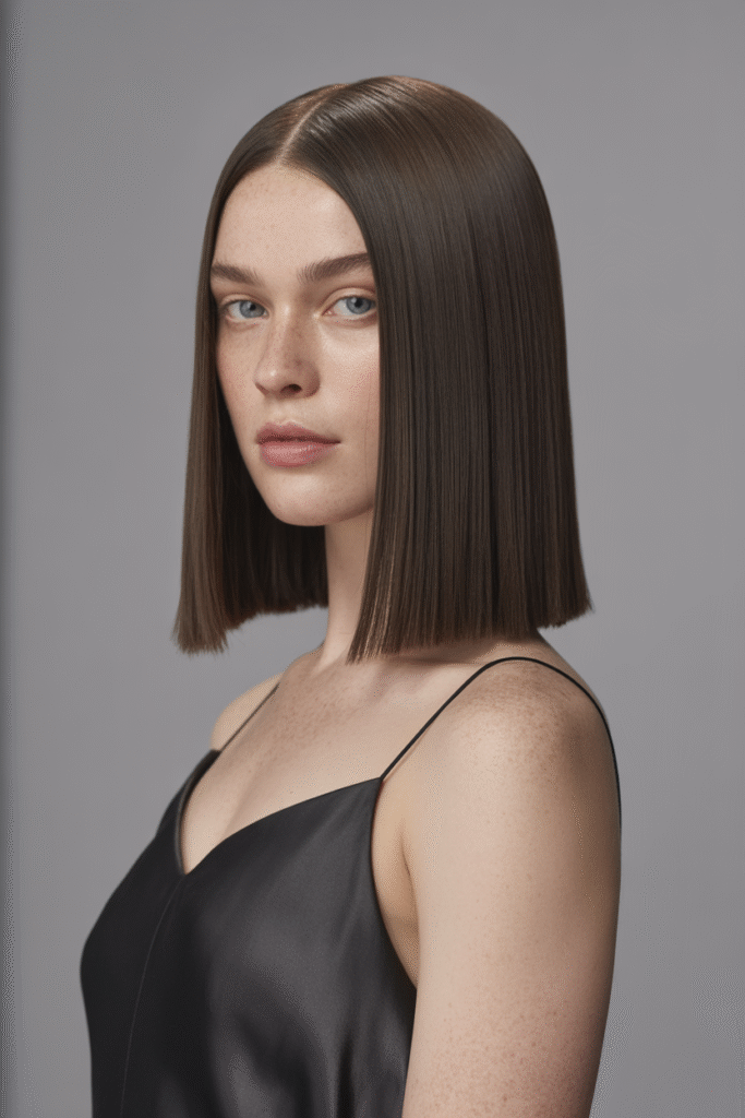 The Straight and Sleek Cut