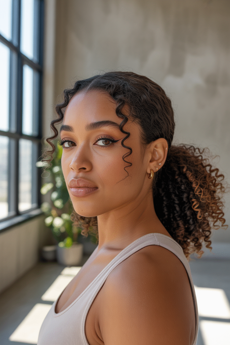 9 Curly Ponytail Hairstyles for Black Women