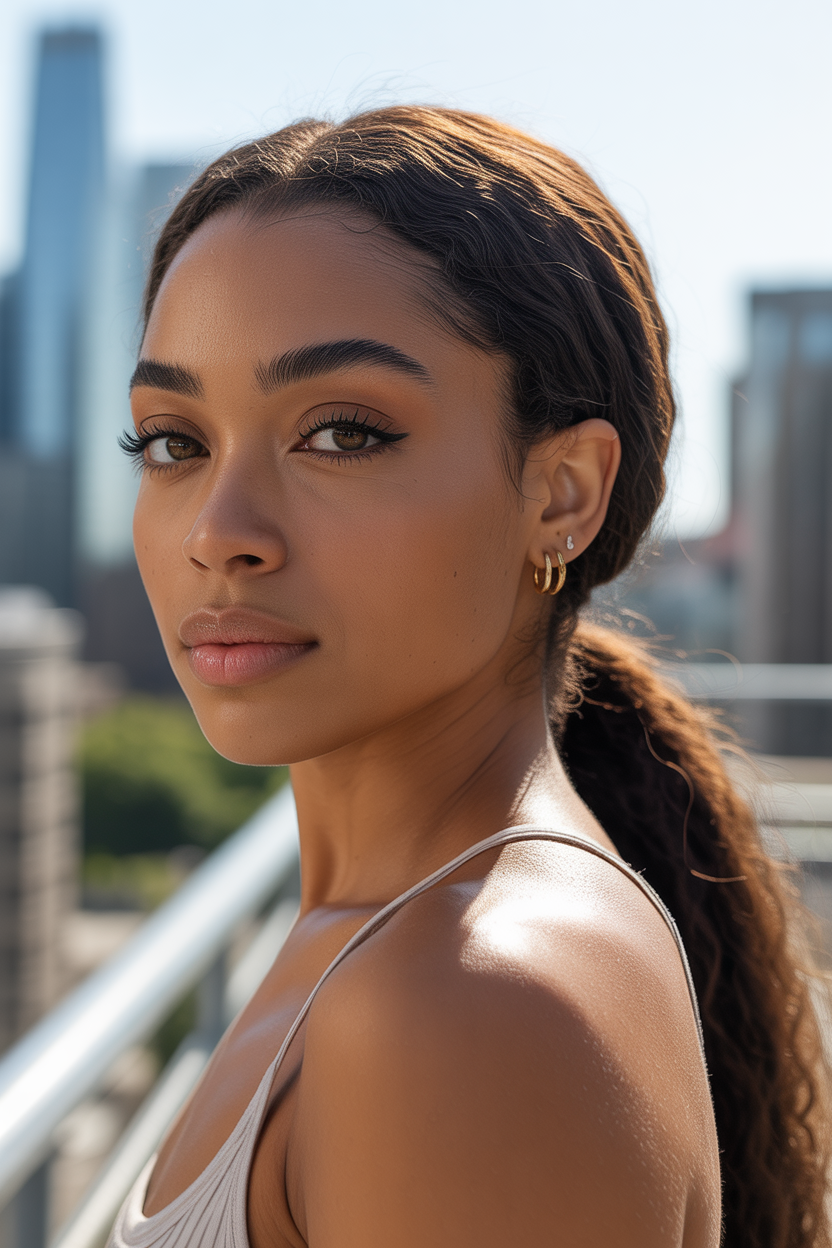 Sleek Ponytail for Black Women