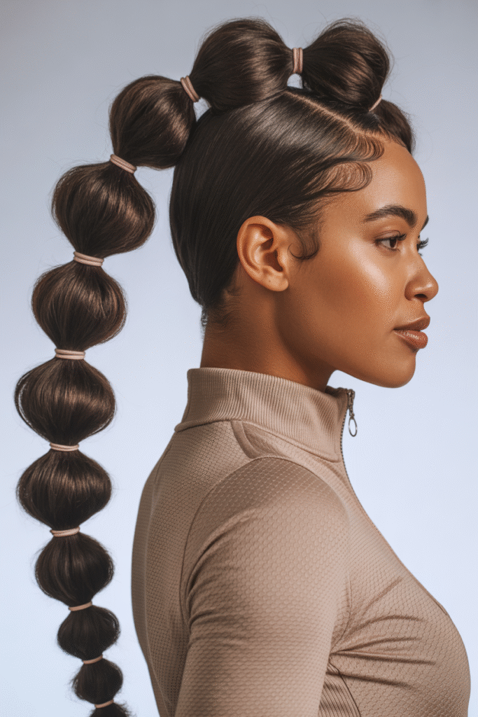 The Bubble Ponytail