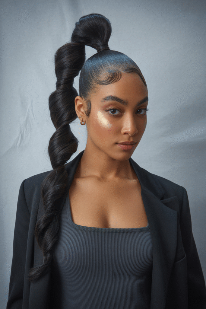The Classic High Ponytail