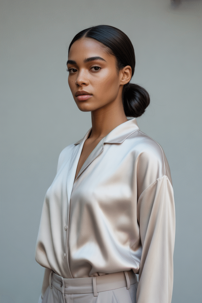 The Elegant Low Ponytail