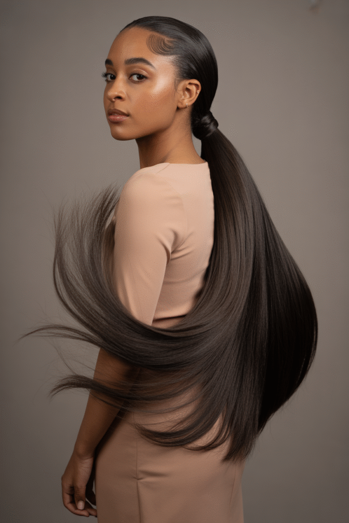 The Extra-Long Weave Ponytail