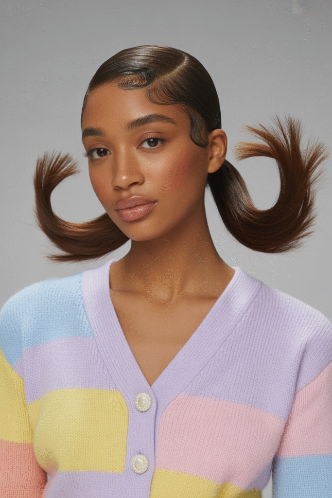 The Flipped Ends Ponytail