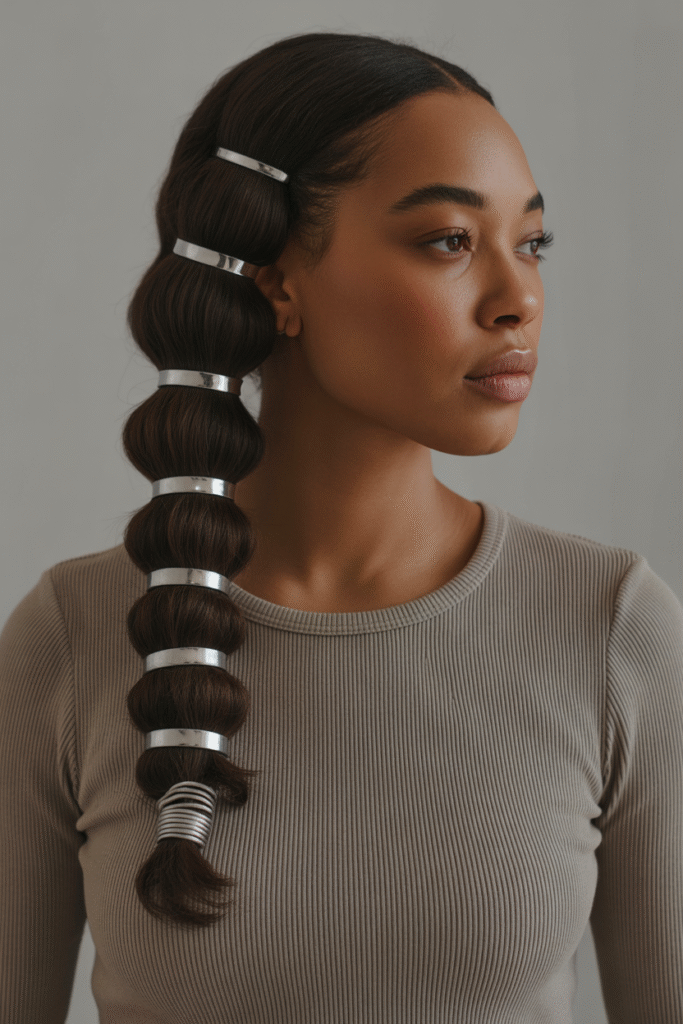 The Ponytail with Cuffs and Cords